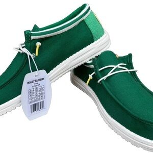 Hey Dude Wally Men's Fairway Slip-on Shoes Color Pine Size M10
